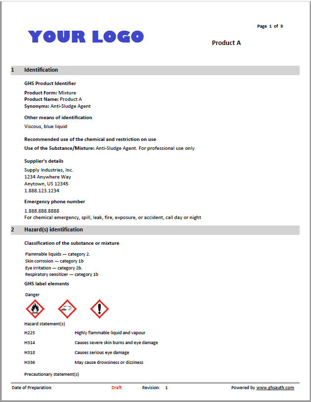 SDS-sample