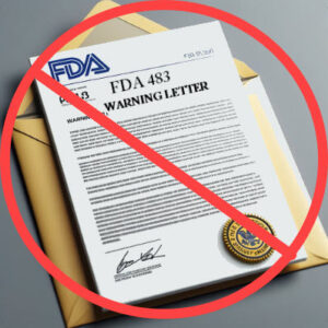 FDA 483 Warning Letters